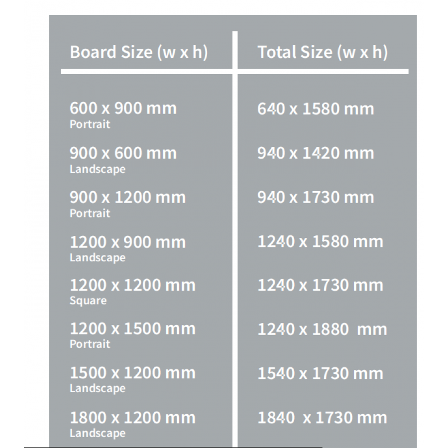 Magnetic Mobile Writing Whiteboard Landscape 